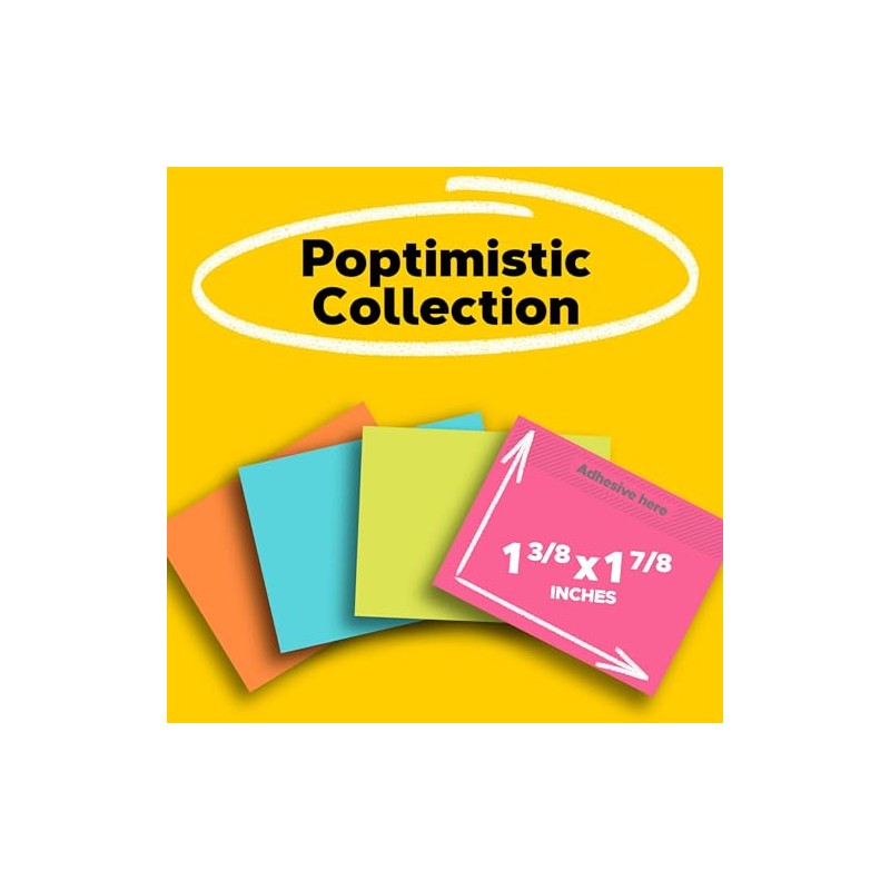 3M Post-it notas adhesivas color capetown de 1 3/8 x