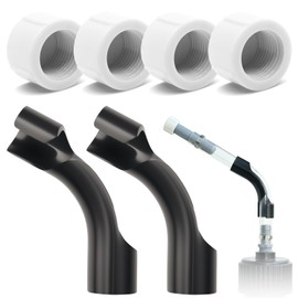 mapleza mapleza 4 Pcs Racing Fuel Hose Cap with 2 PCS Hose Bender Compatible with VP JEGS Scribner 3/5/5.5 Gallon Jugs Hoses Heavy-Duty Dust-Proof Replacement Kit for Fuel Containers