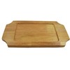 8" x 5" Cast Iron Rectangular Skillet w/Rubberwood Trivet