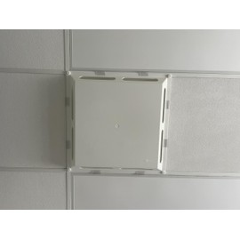 4-Sided Ceiling Air Diverter with Magnet Install (2)