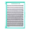 BODERMINCER 10 Root 60pcs 8-10-12-14-16mm Mixed Black Handmade False Eyelashes