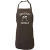 zerogravitee Driveway Drinker-Wine Apron with 2 patch pockets in Brown