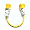 Fly Lead Adaptor 110v 32amp Plug & 16amp Socket Generator
