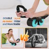 Homavit Ab Roller, Abdominal Roller with Padded Knee Mat, for