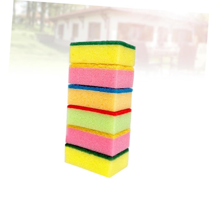 KOMBIUDA Non-Scratch Kitchen Dish Sponge 10pcs Cleaning Sponges Scrub Sponge