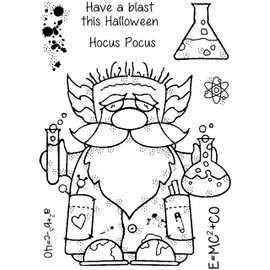 Woodware Clear Stamp Set-Professor Gnome, 4 x 6 in