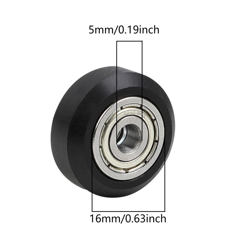 Ruedas oficiales de impresora 3D Creality - 10 ruedas de