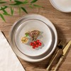 GBHOME Ceramic Appetizer Plates Set of 2, 8.5 Inch Large