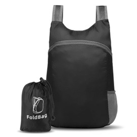 SUIKIHUM 20L Ultra Hiking-Daypack Lightweight Foldable Travel Packable Backpack for Camping Cycling Outdoor,black