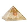 KACHVI Clear Pyramid Set of 1 Size 6 cm reiki