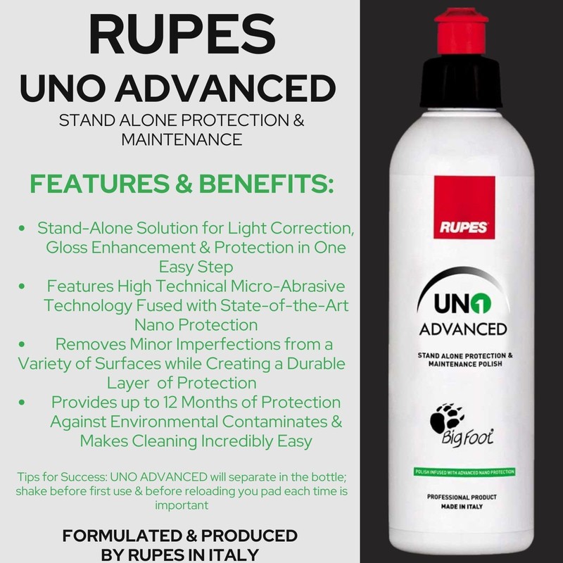 RUPES 5 Pack of High Performance Orbital Polishing Compounds -