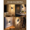Likelgn Night Light Plug into Wall, 2 Pack Dimmable LED