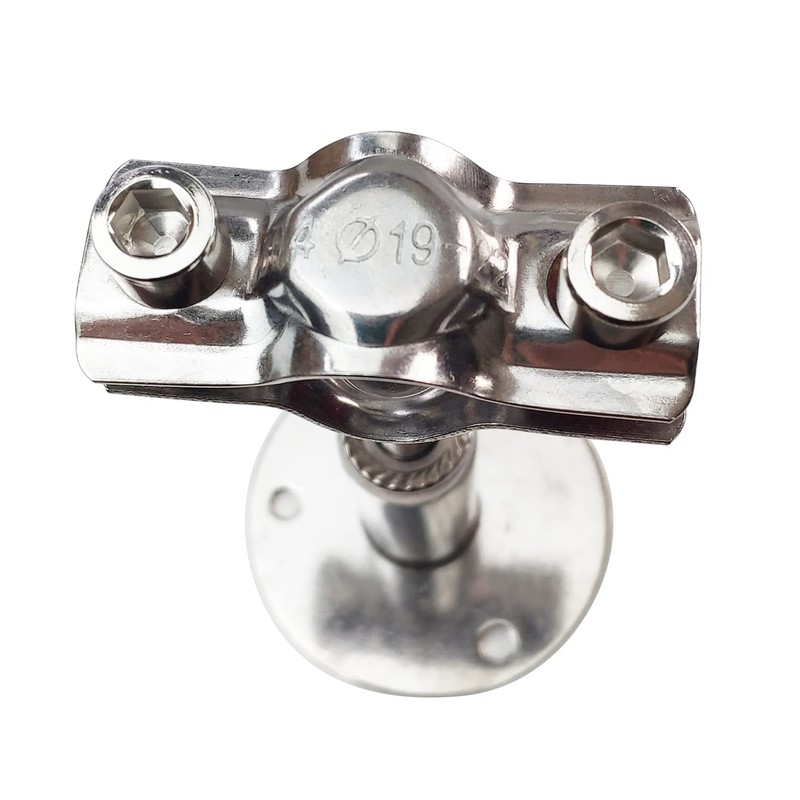 JENSWILL 2PCs Wall Mount Ceiling Pipe Support 304 Stainless Steel