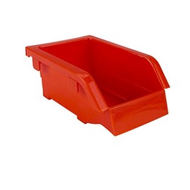 Erie Tools Red Replacement Parts Bin For ETD-PB-090 Measures 5-1/2" D x 3-3/8" W x 2" H
