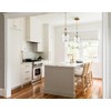 HYDELITE Modern Brushed Gold Pendant Light Fixtures Clear Glass Adjustable