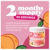 Mean Peach, Peach Flavour Creatine Monohydrate Powder - for Women!