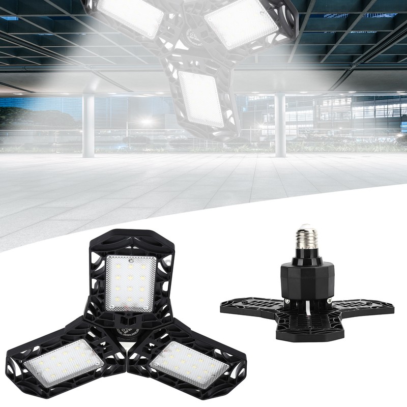 40W E27/E26 36LED Fan Garage Light Plastic Black Industrial Working