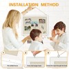 DOLLAR BOSS Bulletin Boards with Linen 1-Pack 16''X 12'' Double-Sided