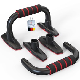 FUNFLEX Push-up Handles Set for Effective Upper Body Training, Push-up Bars with Non-Slip Handle, Sturdy Design, Wrist Friendly, Training Device for Men, Women, Fitness Home