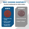 Huopueit 5 Inch 8 Hole Sanding Discs, 150 PCS 320