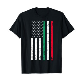 Italian American Flag Italian American Pride 4th Of July T-Shirt