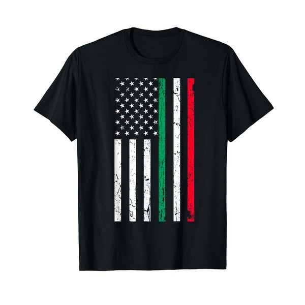 Italian American Flag Italian American Pride 4th Of July T-Shirt