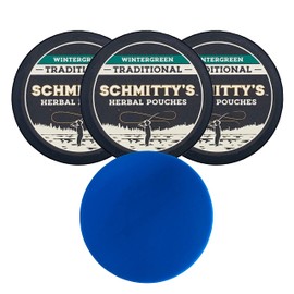 DC Crafts Nation DC Crafts Nation Skin Can Cover Blue with 3 Cans Schmitty's Herbal Snuff Wintergreen Pouches