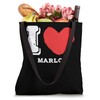 I Love Marlo Bold Statement Name Tote Bag