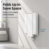 Wall Mounted Folding Shower Seat, White