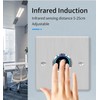 IR Infrared Sensor No Touch Exit Button Door Switch,NO&NC Stainless