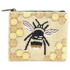 Bamboo Trading Coin Purse Bee's, Multicolor