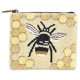 Bamboo Trading Coin Purse Bee's, Multicolor