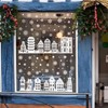Christmas Window Stickers 18 Sheets Festive Xmas Decorations, Snowflakes &