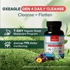 OXEAGLE Daily Cleanse – 40 Capsules, Gentle Herbal Cleanse &