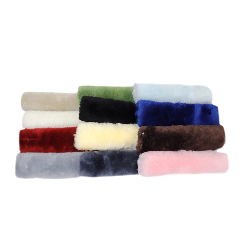 ENGEL GERMANY Sheepskin Nose Band Cover lambskin colour camel (Nase)