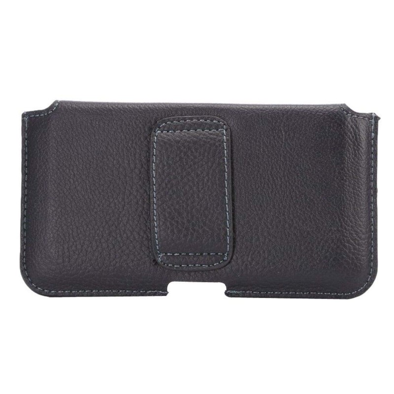 DFV mobile - Leather Horizontal Belt Case with Card Holder