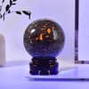 MOGEMT Large Yooperlite Sphere Natural Yooperlite Stone Healing Crystal Ball