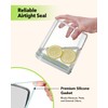 EQI Airtight Food Storage Container with One-Touch Lid, 2.8 QT