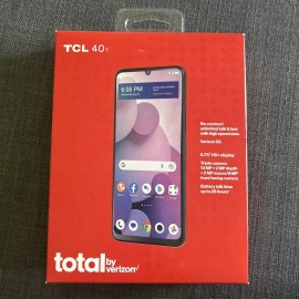 TCL 40 T, Total By Verizon 32GB, 6.75 in New Unopened Black