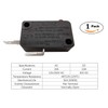Microwave Oven Door Switch Replacement Part, 16A 125VAC, KW3AT-16 (Downward