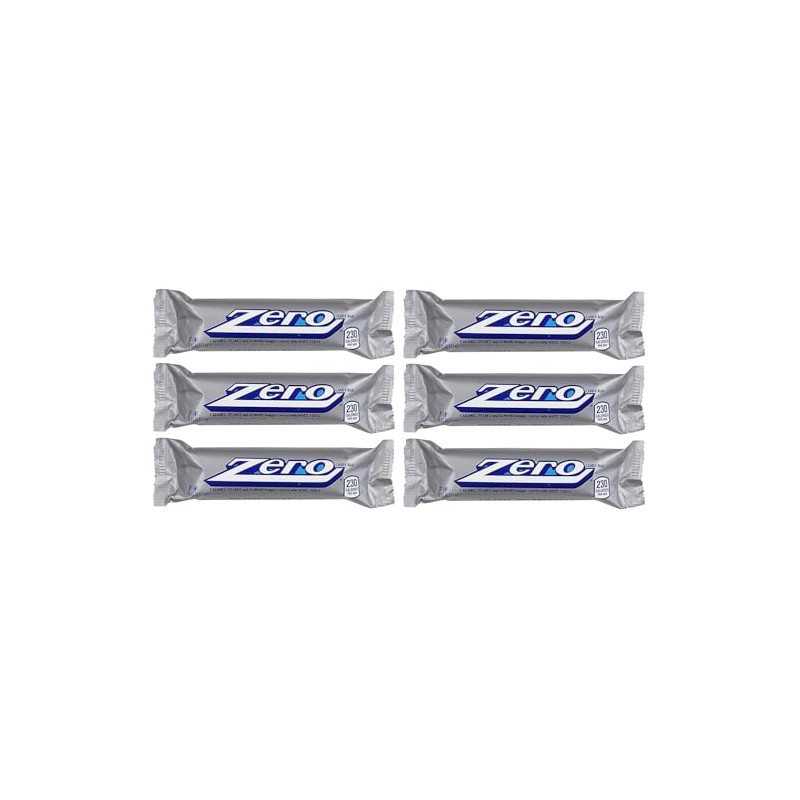 Zero Candy Bars 12 Pack 1.85 oz Each Caramel, Peanut,