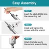 6Pcs Masonry Concrete Hole Saw Kit (40 65 80 100
