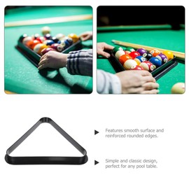 Yardwe Mini Triangle Pool Rack Billiard Ball Triangle Rack Diamond Rack Pool Table Ball Holder Positioning Rack for Miniature Pool Billiards Accessory