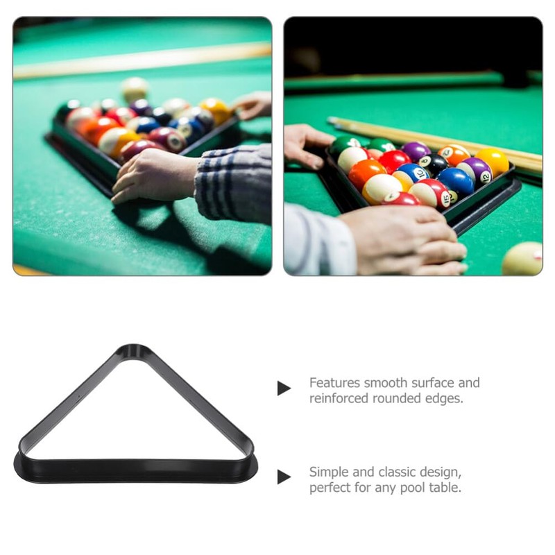 Yardwe Mini Triangle Pool Rack Billiard Ball Triangle Rack Diamond