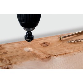 wolfcraft wolfcraft Kegelsenker-Set, Sechskant-Schaft, 3-tlg. I 2584000 I Fr das Senken von Bohrl?chern fr bndige Verschraubungen in Holz, NE-Metall und Kunststoff