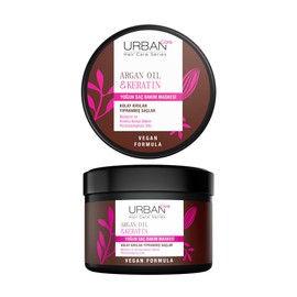 URBAN Care Argan Yağı & Keratin Kolay Kırılan Saçlara Özel Yoğun Saç Bakım Maskesi 230 ml- Vegan
