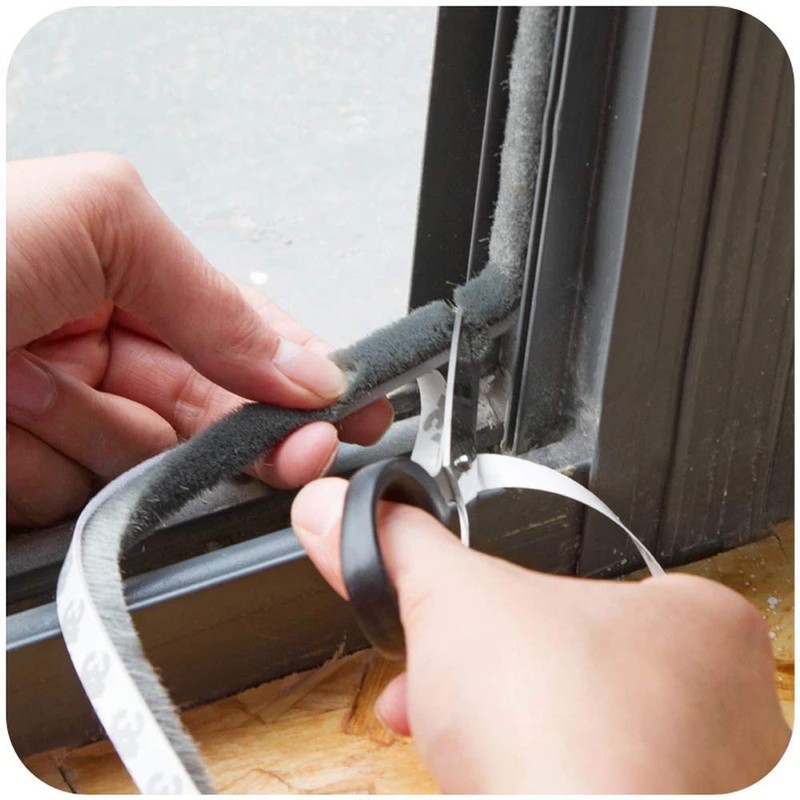 Self-Adhesive Pile Weather Stripping Seal for Sliding Windows and Door