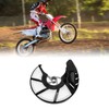 White Front Brake Disc Guard Cover Protector Motorcycle Accessories Replacement