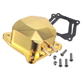 Diamond Shaped Valve Cover fits GX200 Clone Predator 212 Non-Hemi Predator 224 engine For Coleman BT200X CT200U CT200U-EX Baja MB165 MB200 Doodlebug Mini Bike Go Kart Gold