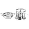 Stainless Steel Hot Pot Stove Outdoor Camping Hot Pot Stove